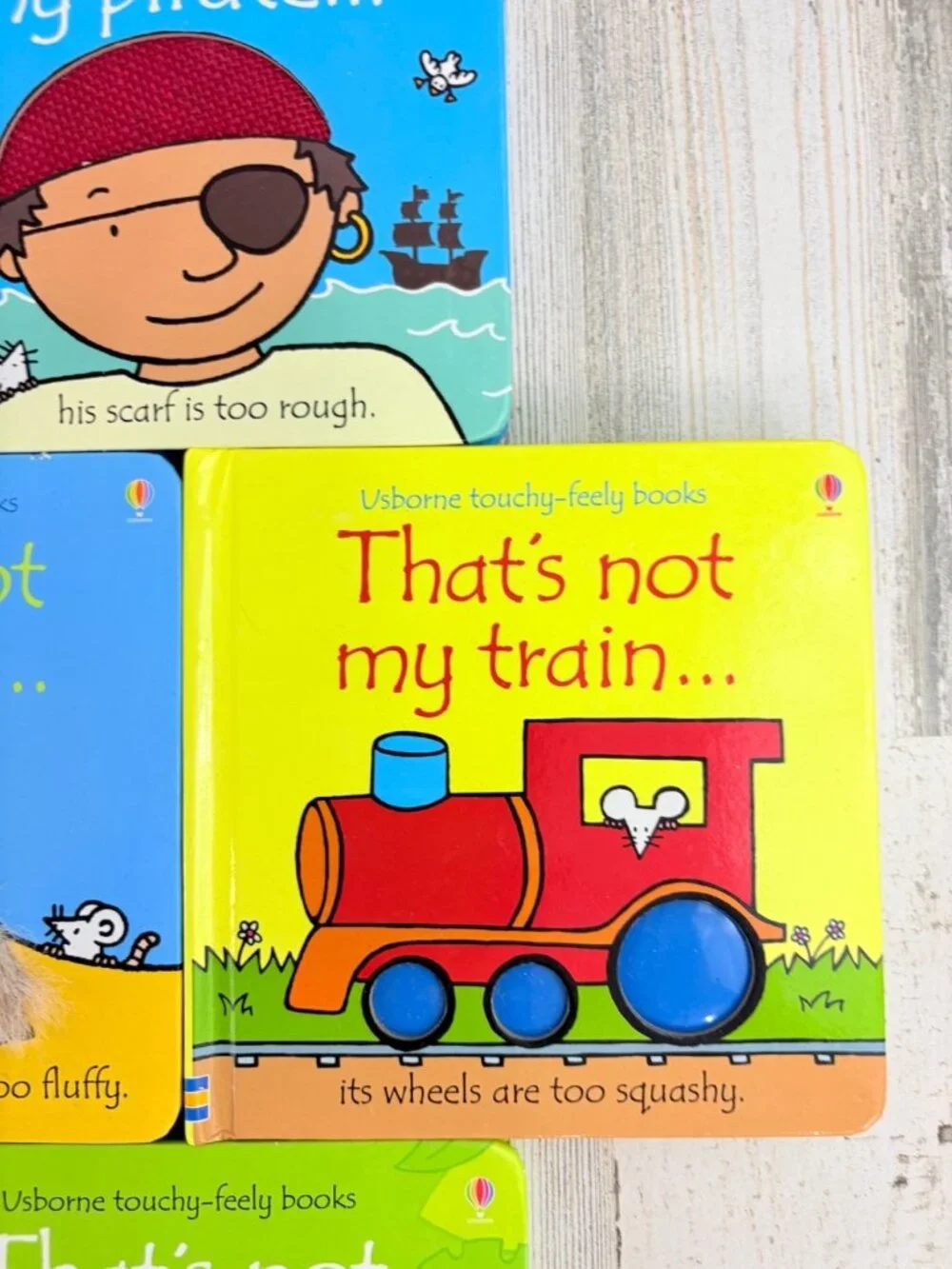 Lot of 7 THAT'S NOT MY Board Books Usborne  Touchy-Feely Train Pirate Tractor